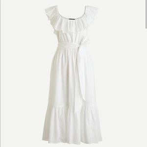 J Crew NWT Shadow Stripe Gauzy Midi Dress